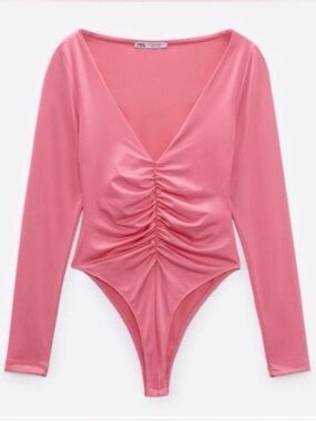 Zara pink bodysuit